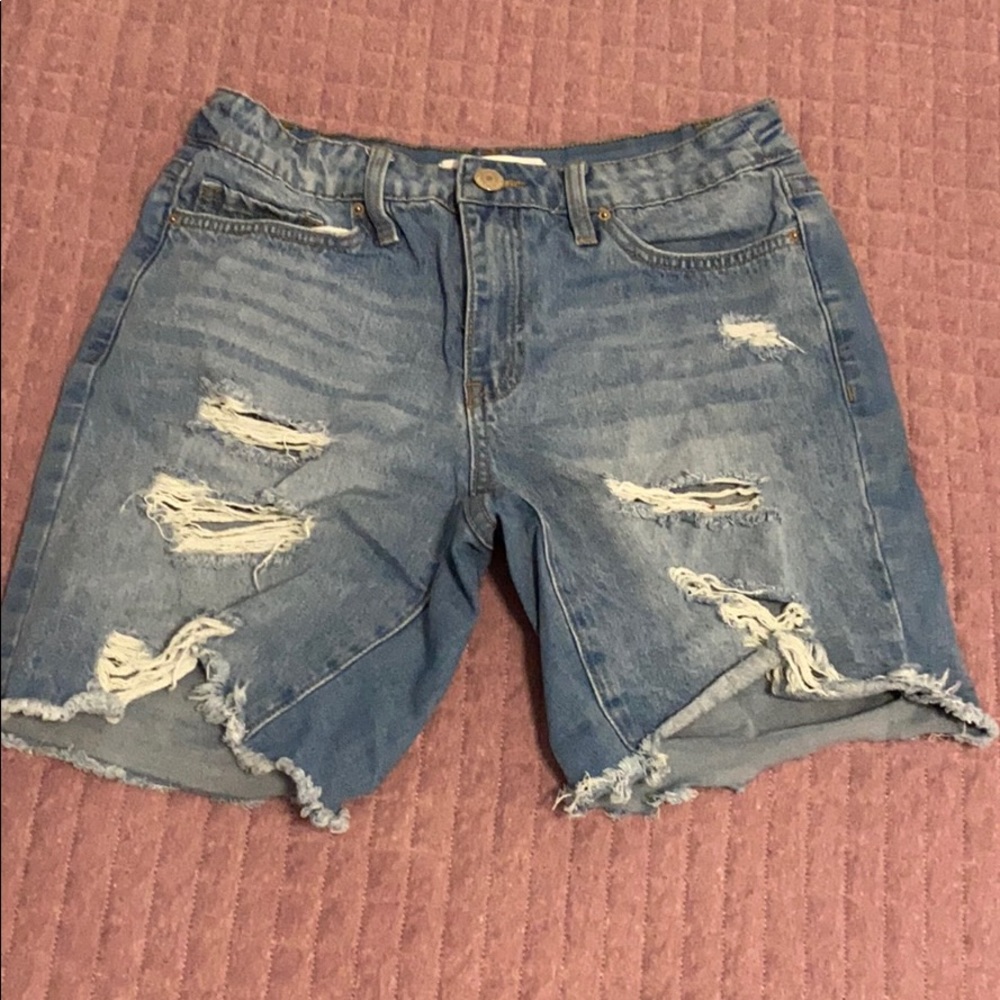 Denim shorts